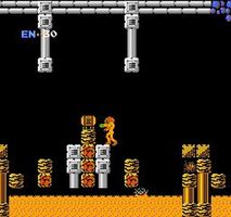 une photo d'Ã©cran de Metroid sur Nintendo Nes